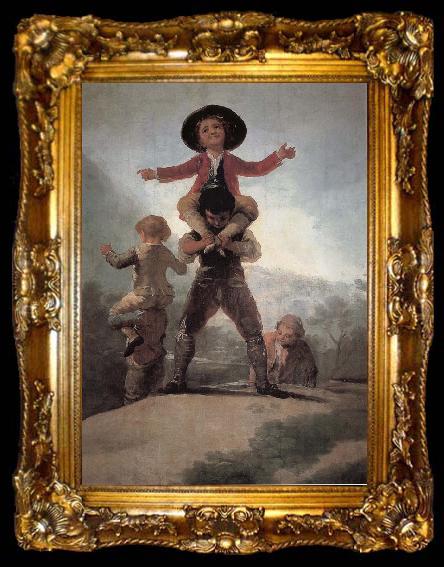 framed  Francisco Goya Las Gigantillas, ta009-2